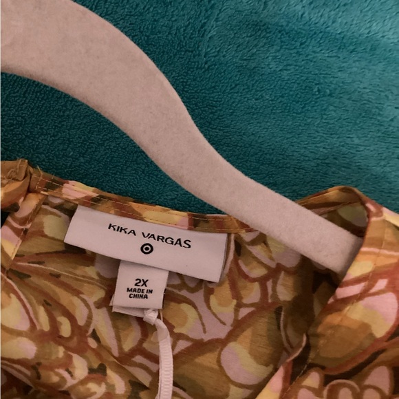 KIKA VARGAS GOLDEN BABY DOLL DRESS SZ 2X NWT - Picture 8 of 12